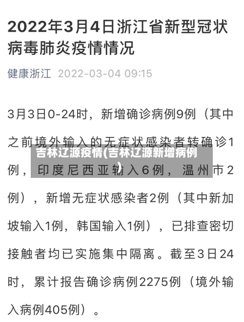 吉林辽源疫情(吉林辽源新增病例)-第3张图片