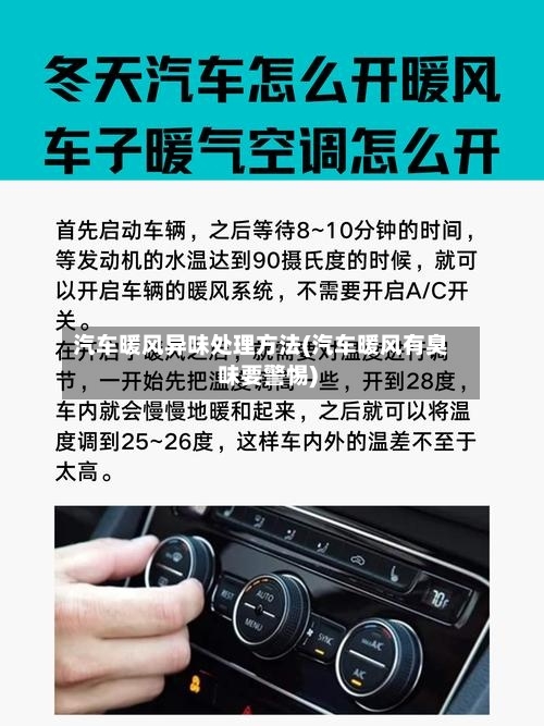 汽车暖风异味处理方法(汽车暖风有臭味要警惕)-第2张图片