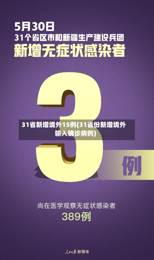 31省新增境外15例(31省份新增境外输入确诊病例)