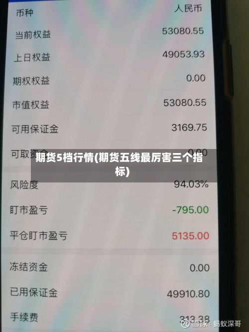 期货5档行情(期货五线最厉害三个指标)
