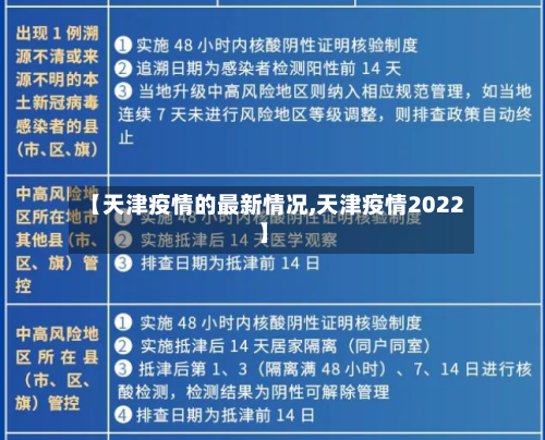 【天津疫情的最新情况,天津疫情2022】