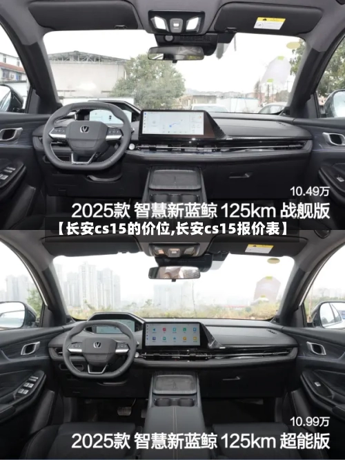 【长安cs15的价位,长安cs15报价表】